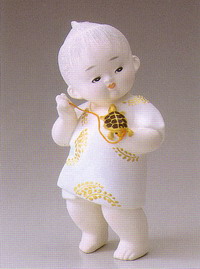 R2204 亀童子【博多人形】